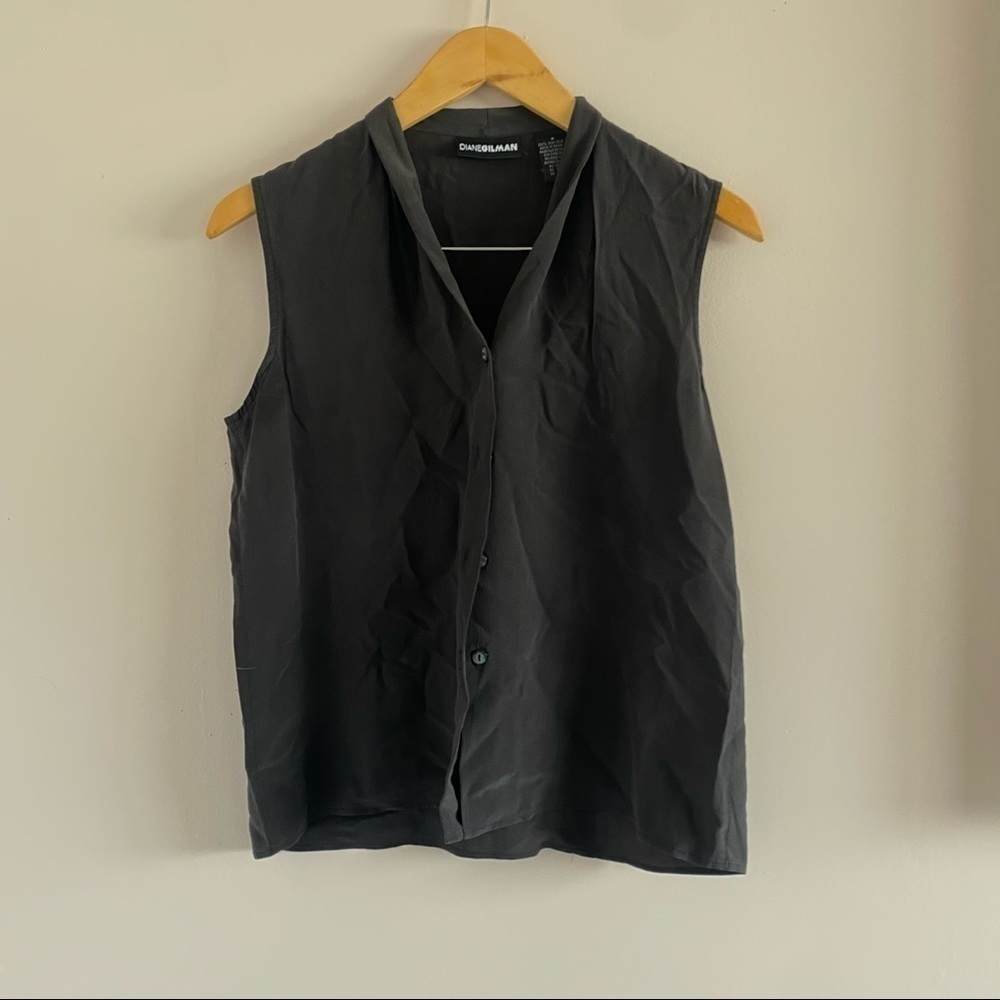 Diane Gilman | Black Button Up